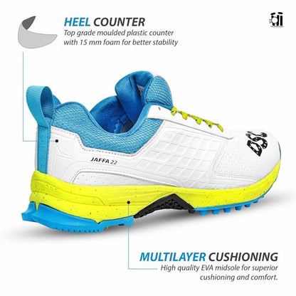 DSC Jaffa 22 Lemon Yellow Cricket Shoes