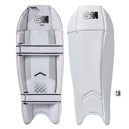 GM MAXI 606 Cricket Wicket Keeping Pads and Legguards 