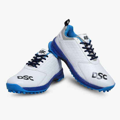 DSC Jaffa 22 White/Navy Cricket Shoes