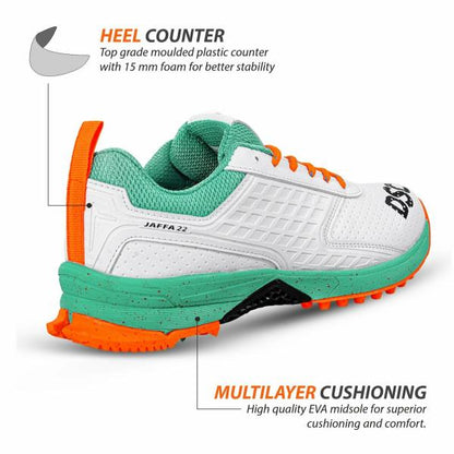DSC Jaffa 22 Sea /Green Cricket Shoes
