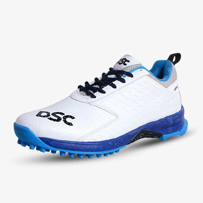 DSC Jaffa 22 White/Navy Cricket Shoes